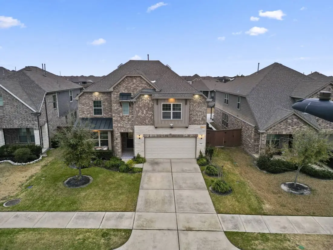 Elevated Front Elevation &mdash; Aerial drone photography in Houston, TX by Elev8 Images