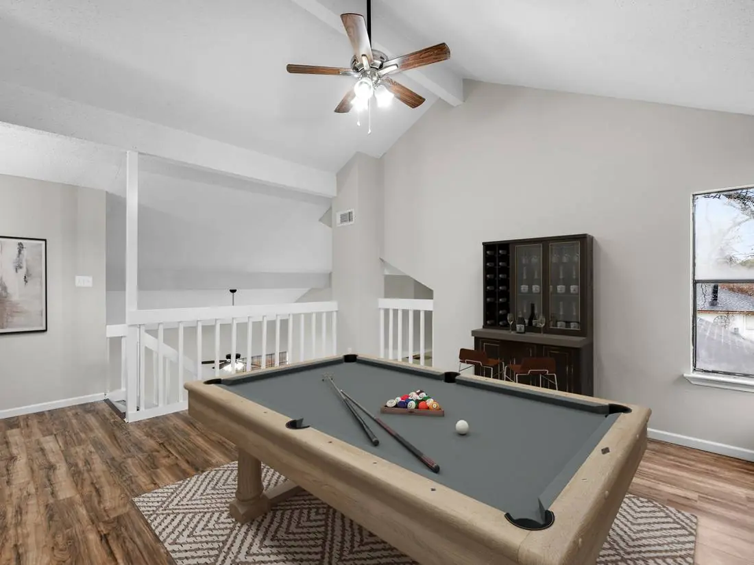 Game Room Loft &mdash; Airbnb and short-term rental photography in Houston, TX by Elev8 Images