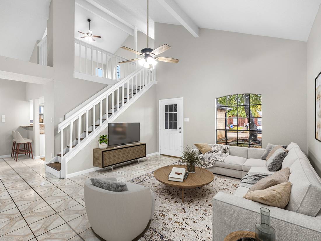 Two-Story Living Room